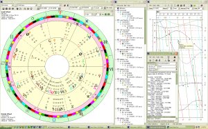 Delphic Oracle astrology software screen shot