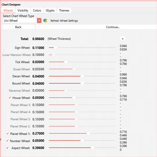 wheel wizard dimension settings